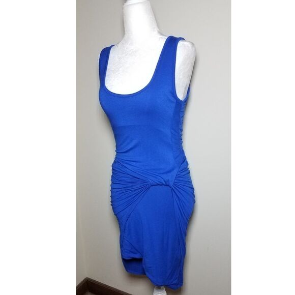 EUC|Blue Front Knot Dress, MEDIUM - Picture 1 of 4